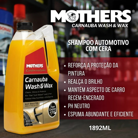Cal. Gold Carnaúba Wash e Wax 1,892ml Mothers