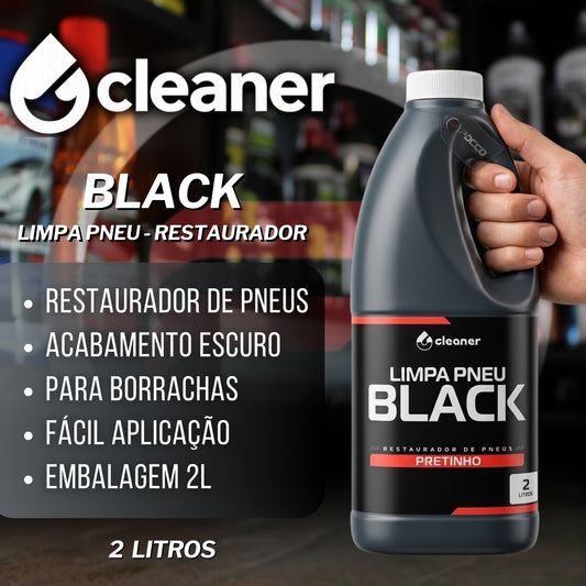 Limpa Pneu Black Restaurador de Pneus e Borrachas 2l Cleaner