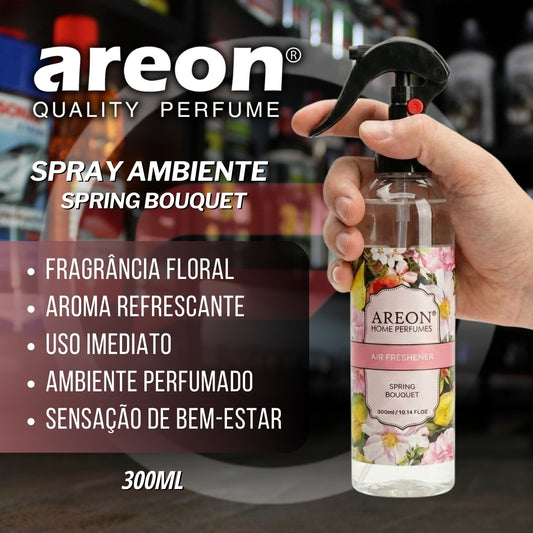 Aromatizante Spray Ambiente Spring Bouquet 300ml Areon Home