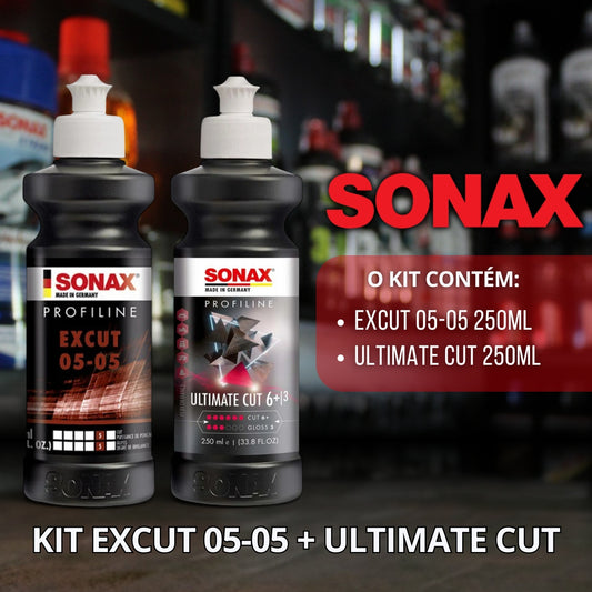 Kit ExCut 05-05 + Ultimate Cut 250ml Sonax