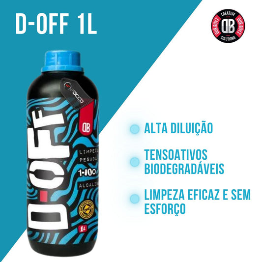 D-Off Desengraxante Alcalino Limpeza Pesada 1L Dub Boyz