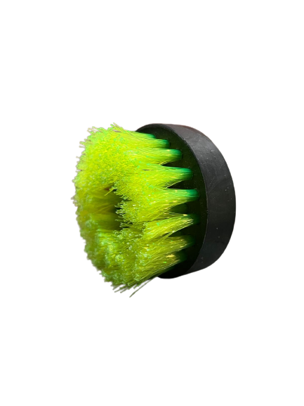 ESCOVA DE ESTOFADOS SPIN 5/8" VERDE AGRESSIVA 80MM FOR DETAIL