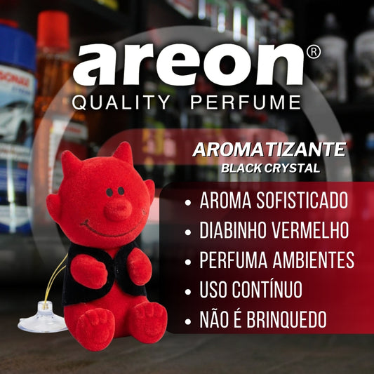 Aromatizante Smile Funny Black Crystal Areon
