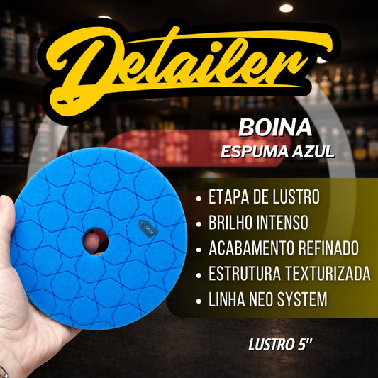 Boina Neo System de Espuma Azul Lustro 5" Detailer