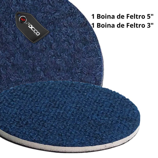 Kit Polidor Vidros Oxido De Cério 250ml + Boinas De Feltro