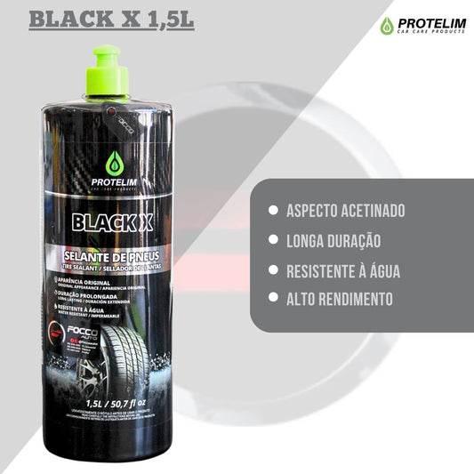 Black X Selante Para Pneus  1,5l Protelim