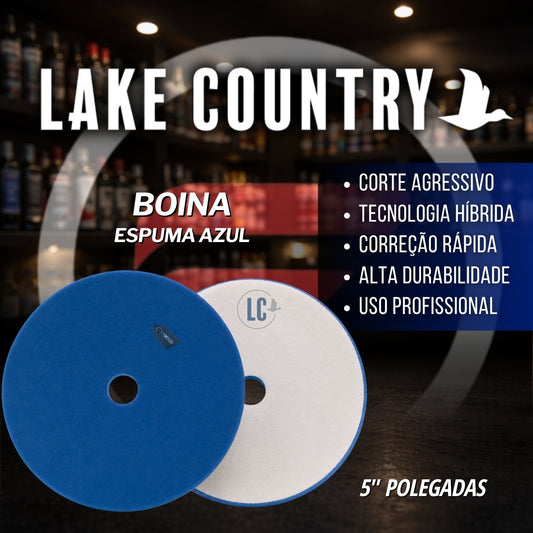 Boina de Espuma Azul Corte 5" Lake Country