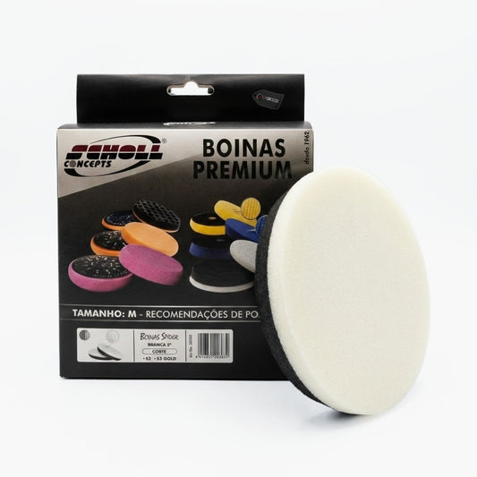 Boina de Espuma Branca Spider 5,5'' Scholl Concepts