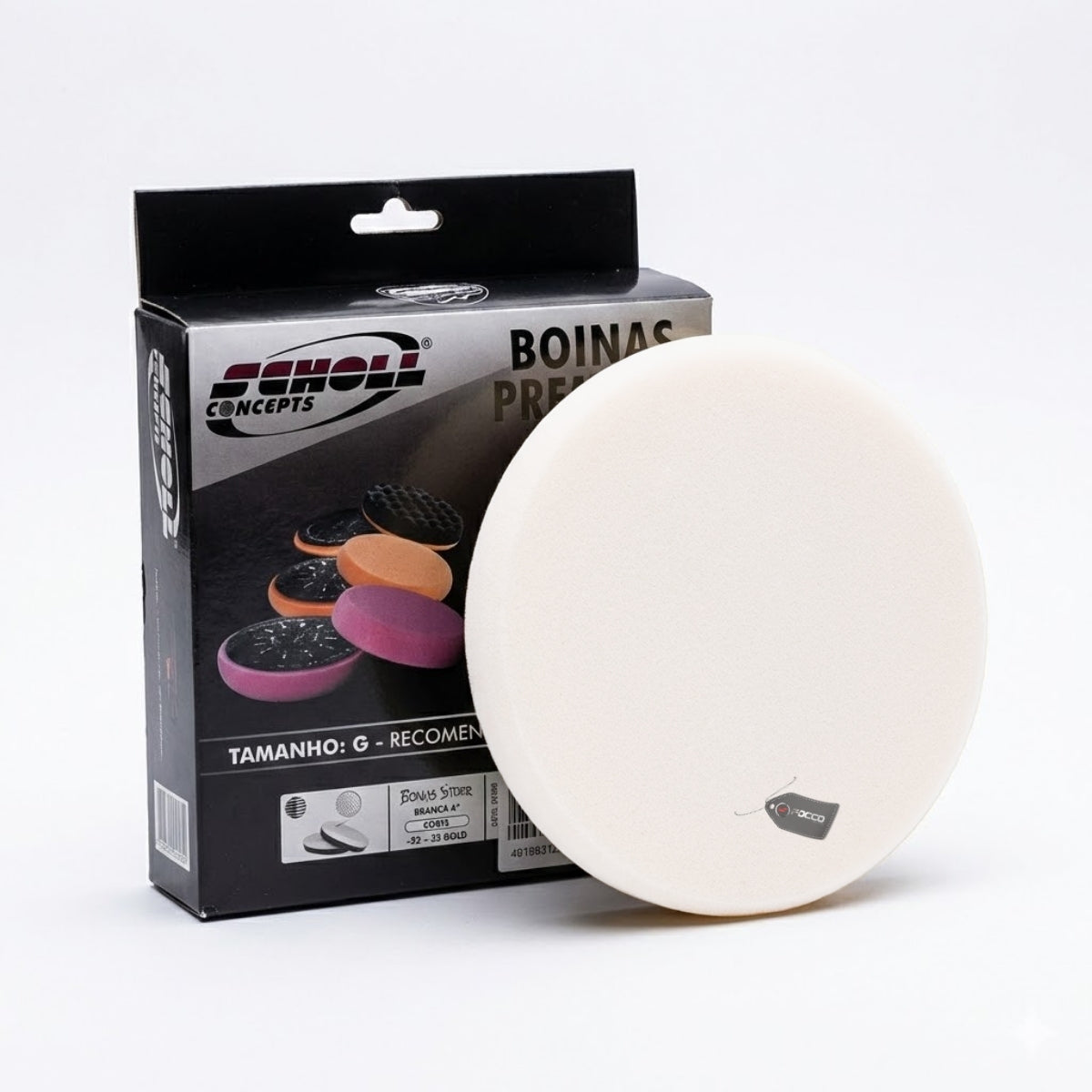 Boina de Espuma Branca Spider 6,5'' Scholl Concepts