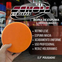 Boina de Espuma Laranja 5,5″ Macia Scholl Concepts