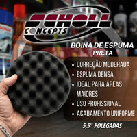 Boina de Espuma Preta 5,5'' Scholl Concepts