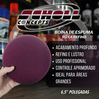 Boina de Espuma Roxa 6,5'' Scholl Concepts