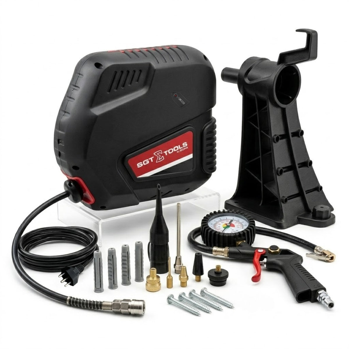 Compressor de Ar 1,7HP Isento de Óleo Carretel Sigma Tools