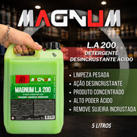 Detergente Desincrustante Ácido L.A 200 5l Magnum