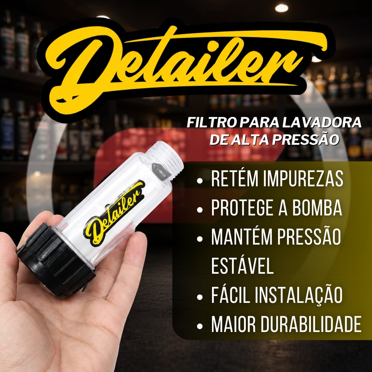 Filtro Para Lavadora de Alta Pressão Detailer