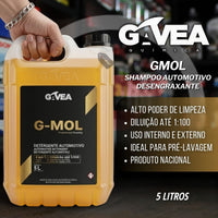 GMol Shampoo Automotivo Desengraxante 3x1 1:100 5l Gavea