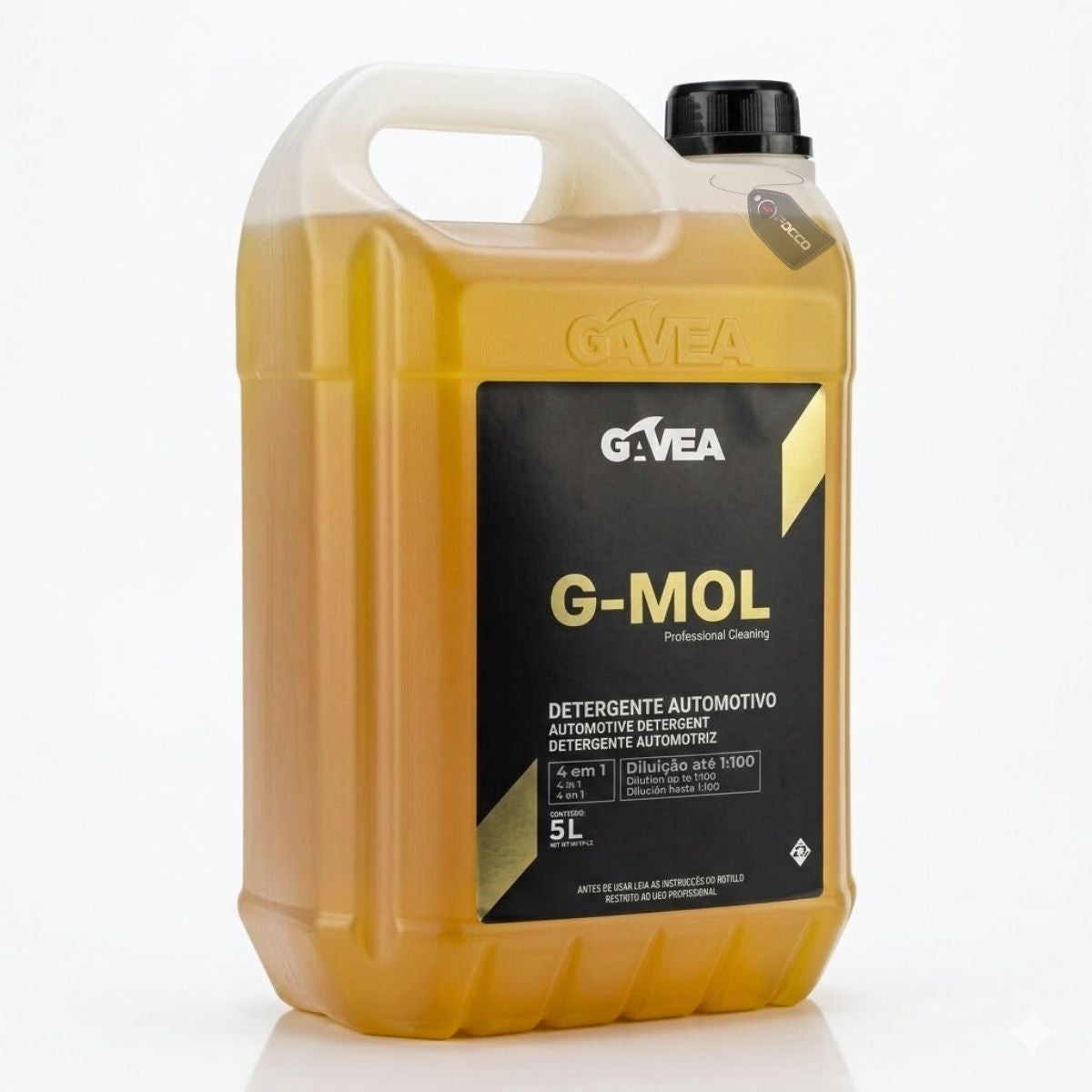 GMol Shampoo Automotivo Desengraxante 3x1 1:100 5l Gavea