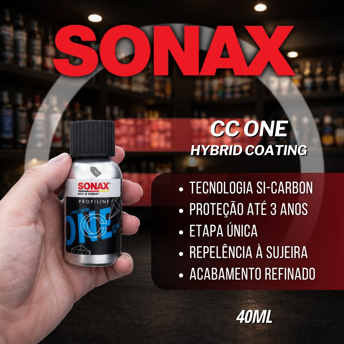 Hybrid Coating CC One 40ml Sonax