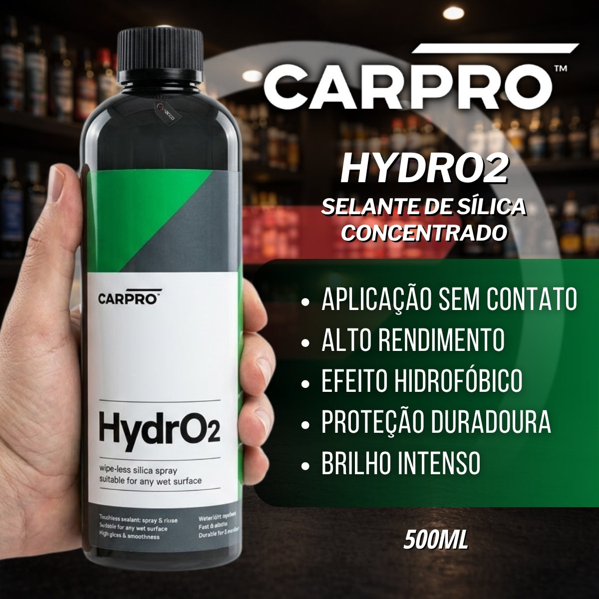 HydrO2 Selante de Sílica Concentrado 500ml CarPro