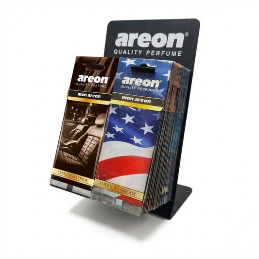 Kit Aromatizantes 4 Fragrâncias 48un + 1 Expositor Areon