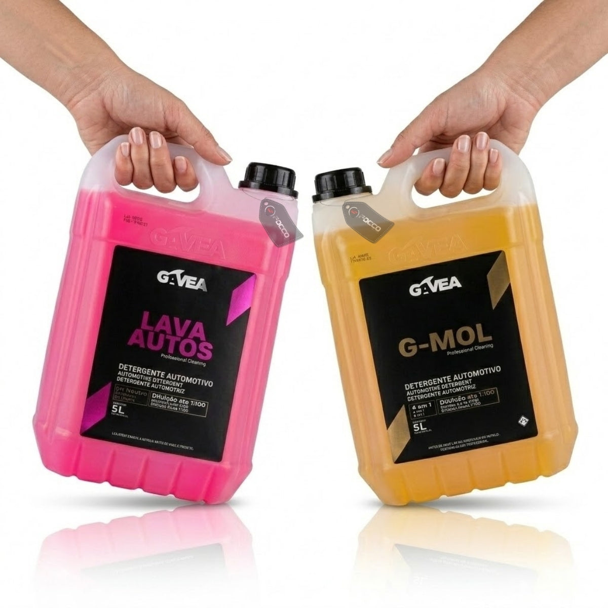 Kit Limpeza Pezada Gmol Desengraxante 3x1 Shampoo Neutro 5l