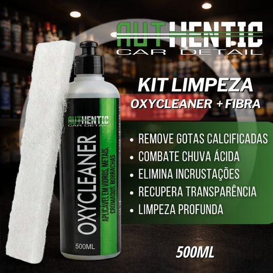 Kit Oxycleaner Removedor Chuva Àcida 500ml + Fibra Authentic