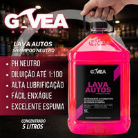 Lava Autos Shampoo Neutro 1:100 5l Gavea