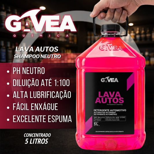 Lava Autos Shampoo Neutro 1:100 5l Gavea