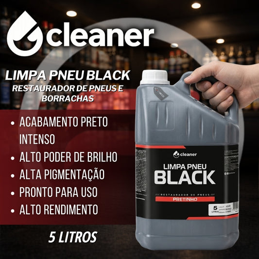 Limpa Pneu Black Restaurador de Pneus e Borrachas 5L Cleaner