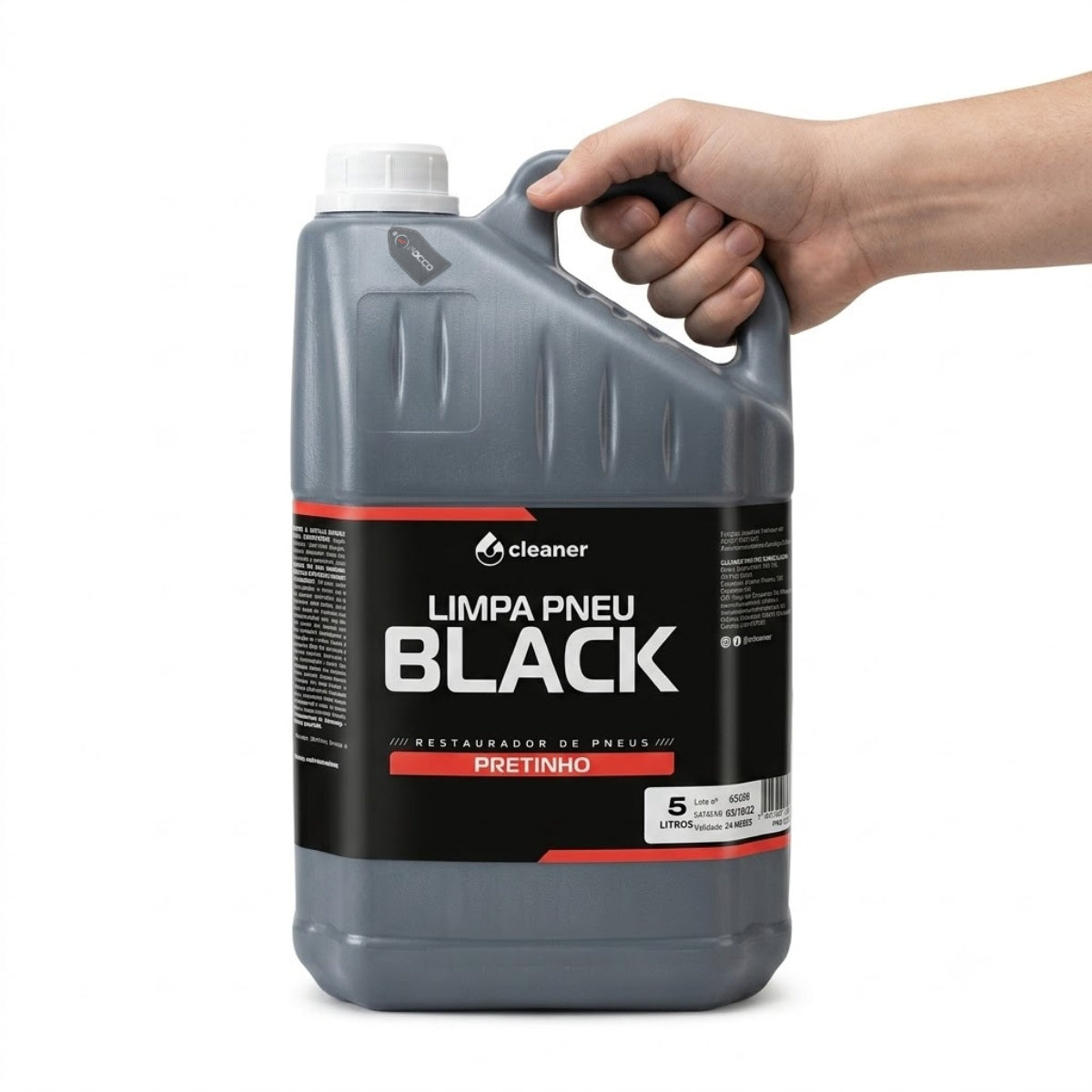 Limpa Pneu Black Restaurador de Pneus e Borrachas 5L Cleaner