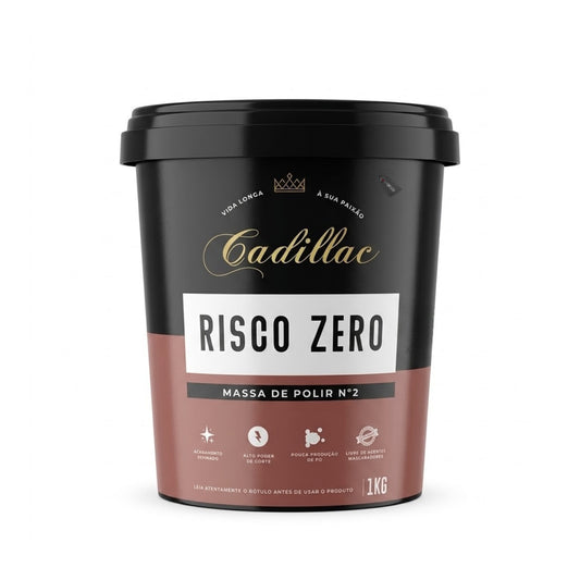 Massa de Polir Risco Zero 1kg Cadillac
