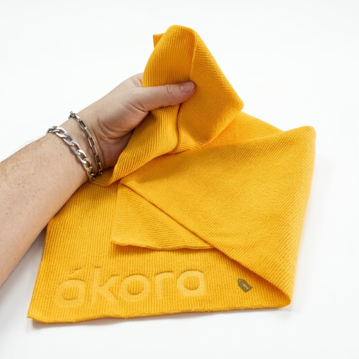 Pano Mágico Premium P/Coating 40x40 S/Costura Amarelo Akora