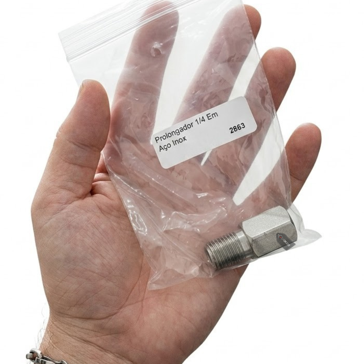 Prolongador 1/4 em Aço Inox Detailer