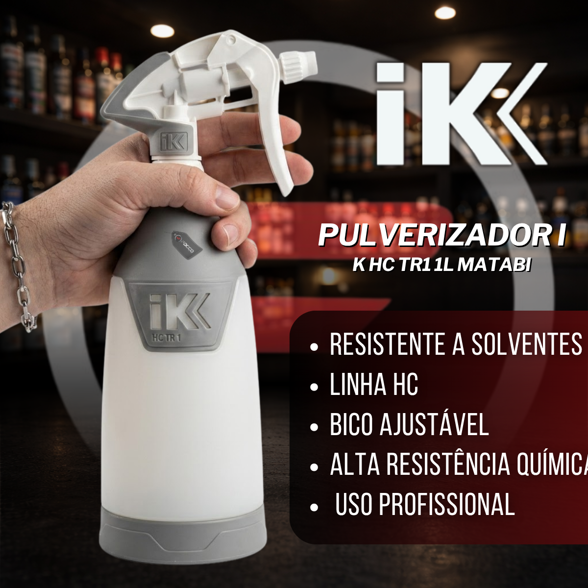 Pulverizador IK HC Tr1 1l Matabi