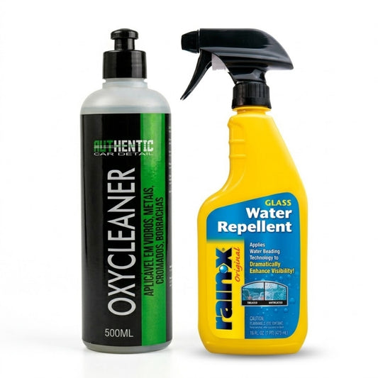 Rain x Cristalizador de Vidros 473ml + oxycleaner 500ml Authentic