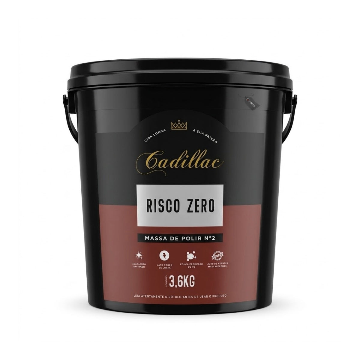 Risco Zero Massa De Polir 3,6kg Cadillac