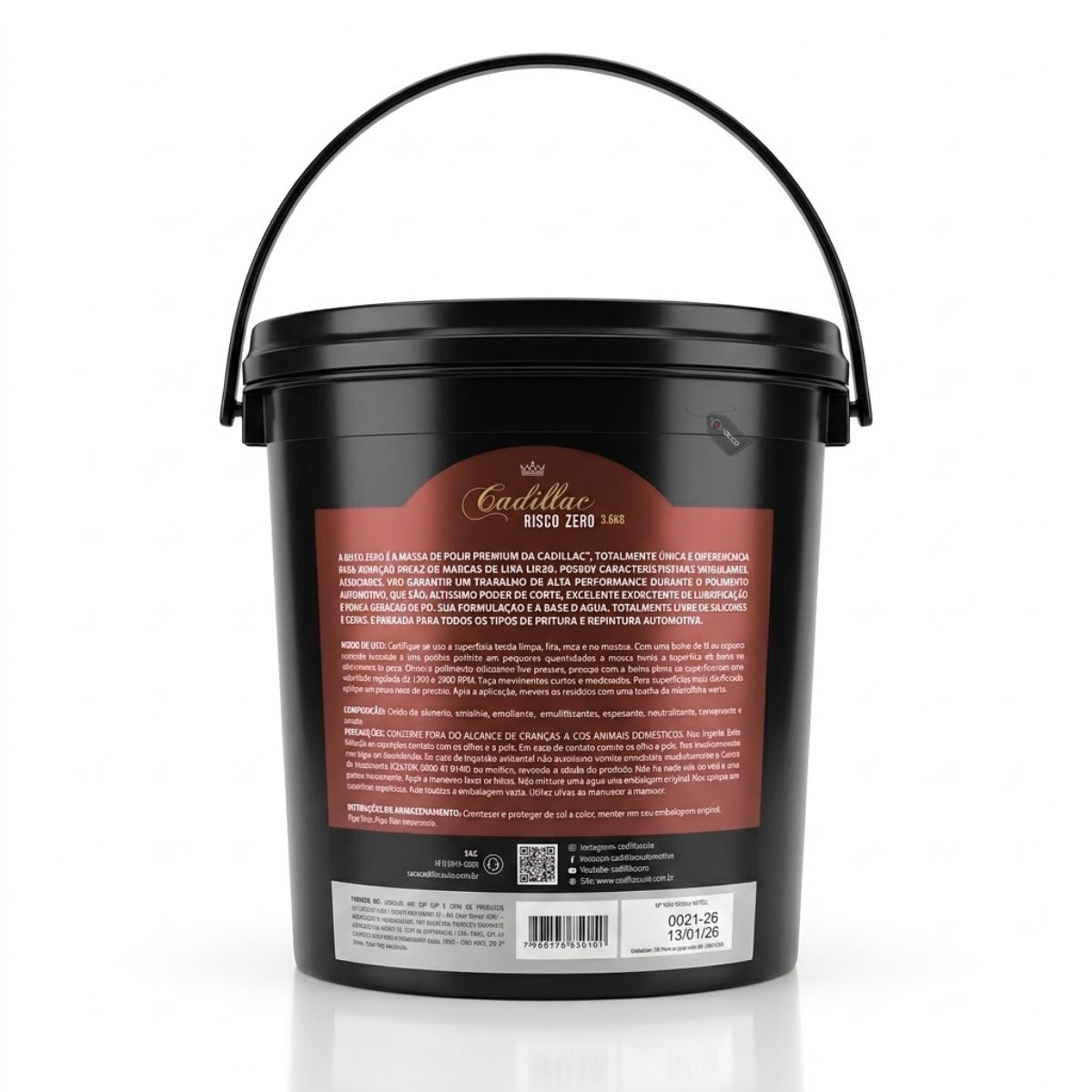 Risco Zero Massa De Polir 3,6kg Cadillac
