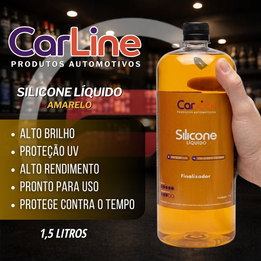Silicone Liquido Amarelo 1,5l Carline