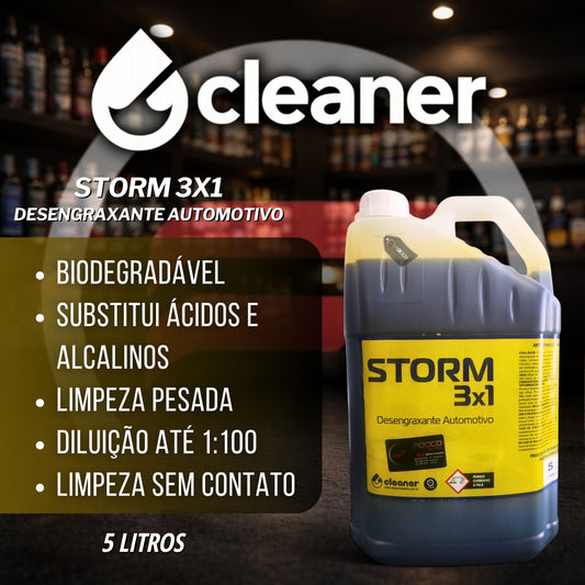 Storm 3X1 Biodegradável S/Toque Concentrado 1:100 5l Cleaner