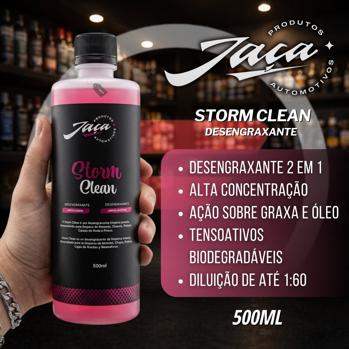 Storm Clean Desengraxante 500ml Jaça