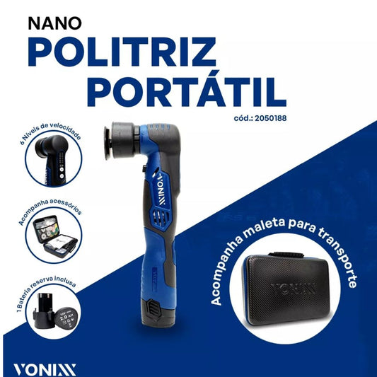 Nano Hibrida Politriz Mini 130W Bateria 12V  Vonixx
