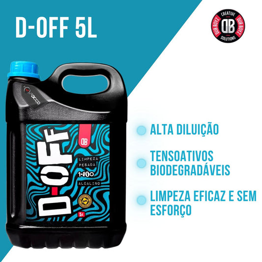 D-Off Desengraxante Alcalino Limpeza Pesada 5L Dub Boyz