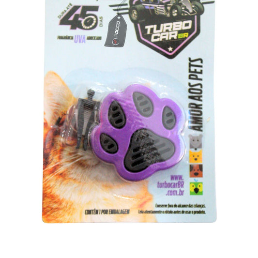 Aromatizante Para Carro Patinha Uva Turbo Car
