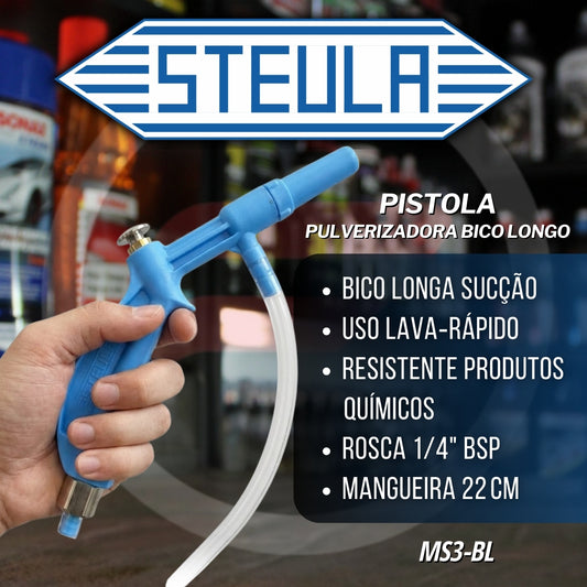 Pistola Pulverizadora Bico Longo MS3-BL Steula