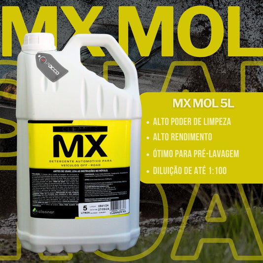 MX Mol Shampoo Automotivo p/ Veículos Off Road 5L Cleaner
