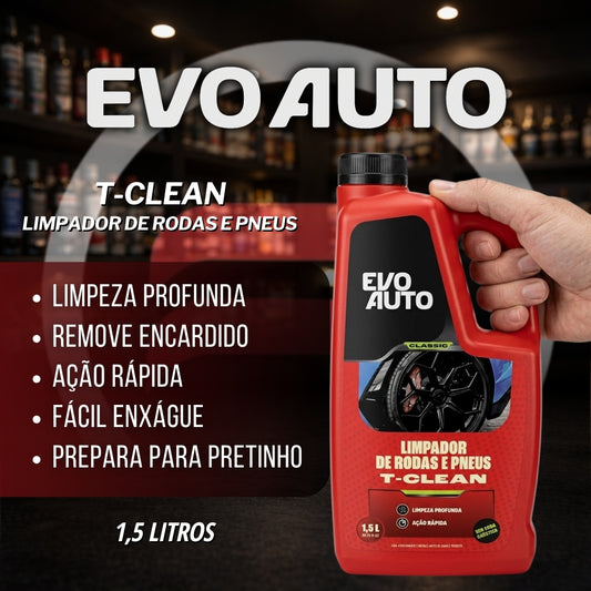 Limpador de Rodas e Pneus T-Clean 1,5L Evo Auto