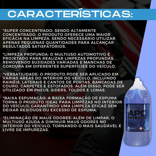 Kit Pulverizador Berry + Lona Clean  Apc Multifuncional 5l Cleaner