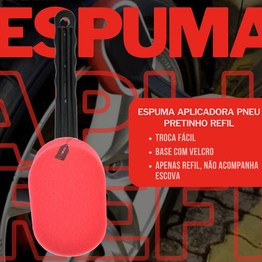 Espuma Aplicadora Pneu Pretinho Refil Sigma Tools
