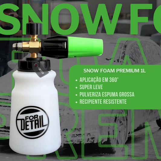 Kit Snow Foam Premium + Washer Shampoo 1:400 1l For Detail