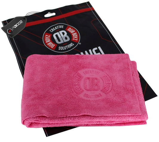 TOALHA DE MICROFIBRA 350GSM ROSA 40X40CM DB TOWEL